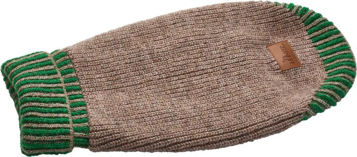 Produktbild Hunter Dogcoat Odense 40 + hat, beige/green - (203527) (40, Hundepullover)