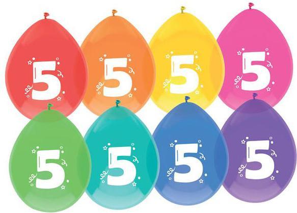 Immagine prodotto Unique Palloncini 8 Pack Numero 5 (8x)
