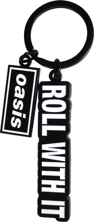 Actual product image Oasis Roll With It Logo Keyring