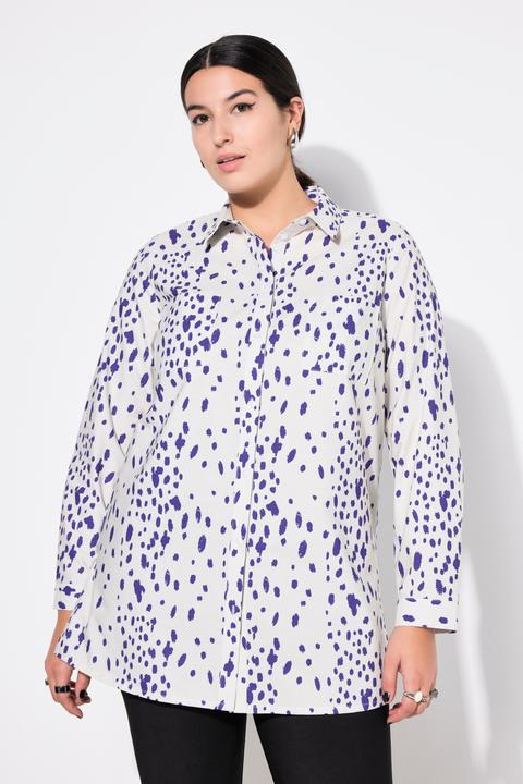 Immagine prodotto Studio Untold Hemdbluse, Boxy Shape, Sprenkel-Print (46, 48)