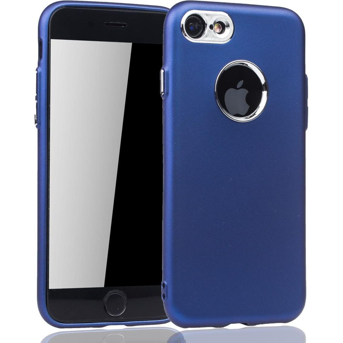 Thumbnail - König Design Apple IPhone 7 Hülle Case Handy Cover Schutz Tasche Schutzhülle Bumper Etui Blau (Apple iPhone SE (2nd Gen)...