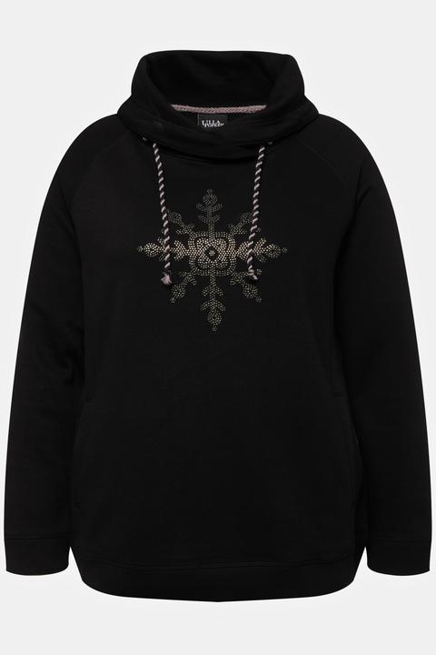 Produktbild Ulla Popken Sweatshirt, Eisstern, Stehkragen, Taschen, Langarm (60)