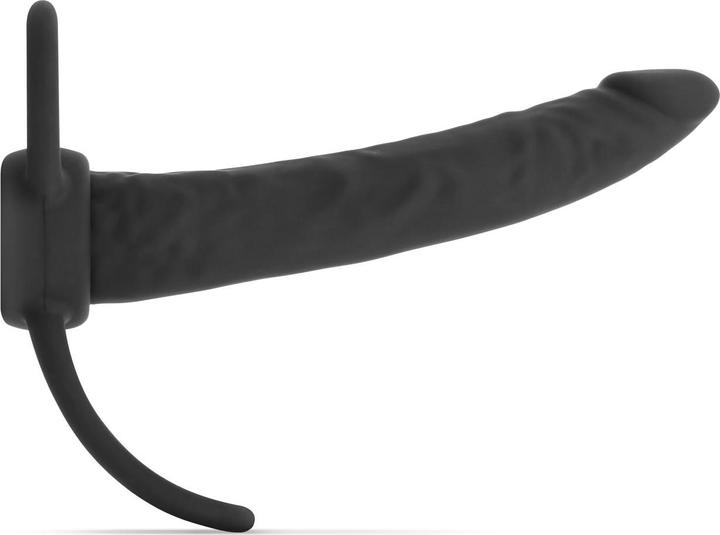 Actual product image Easytoys Men Only - Dildo with Cock Ring - Black