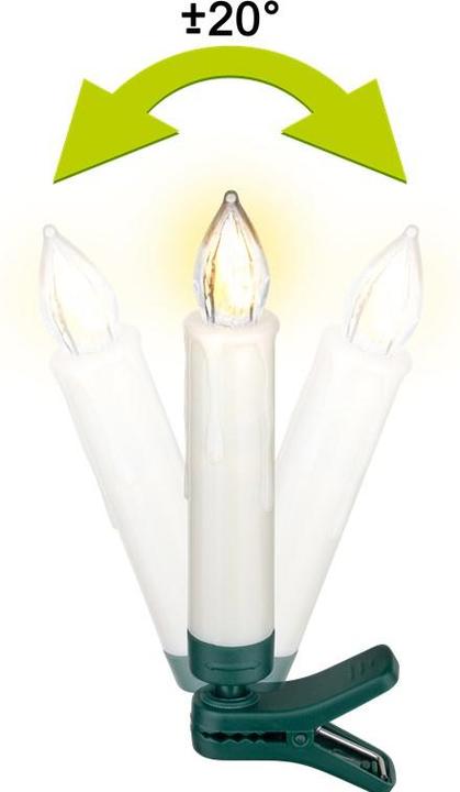 Produktbild Goobay Weihnachtsbaumkerzen (20 x)