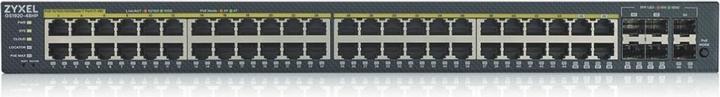 Produktbild Zyxel 48-Port High Powered Gigabit Ethernet Poe+ Hybrid Cloud Smart Managed Swit - 1 G (44 Ports)