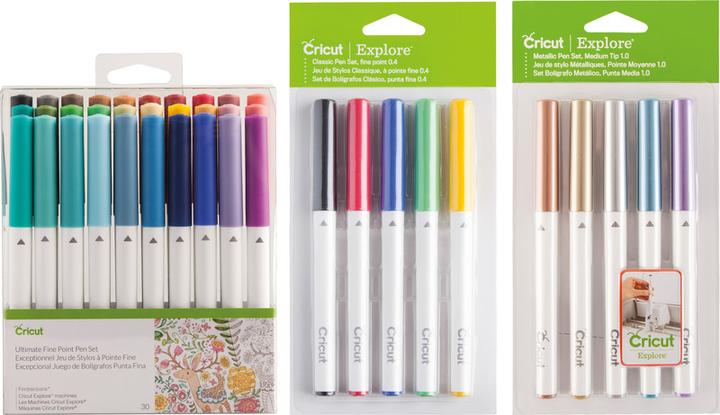 Productafbeelding Cricut Ondoorzichtige gelpennen 5-pak Roze Oranje Wit Geel Blauw (P)