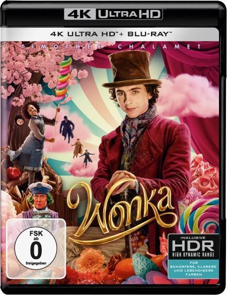 Wonka 4k UHD (4k Blu-ray, 2024, Deutsch, Französisch, Niederländisch, Englisch)