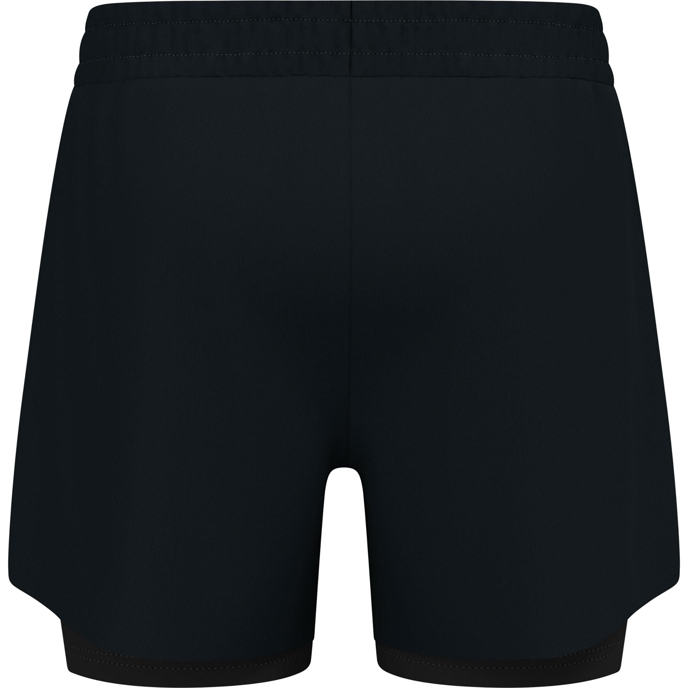 Odlo, Herren, Outdoorhose, Zeroweight 5" 2-In-1 Short (L), Schwarz, L