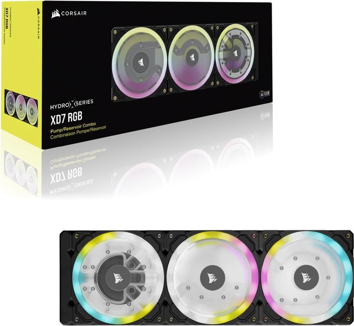 Actual product image Corsair Hydro X Series XD7 RGB Pump/Reservoir Combo
