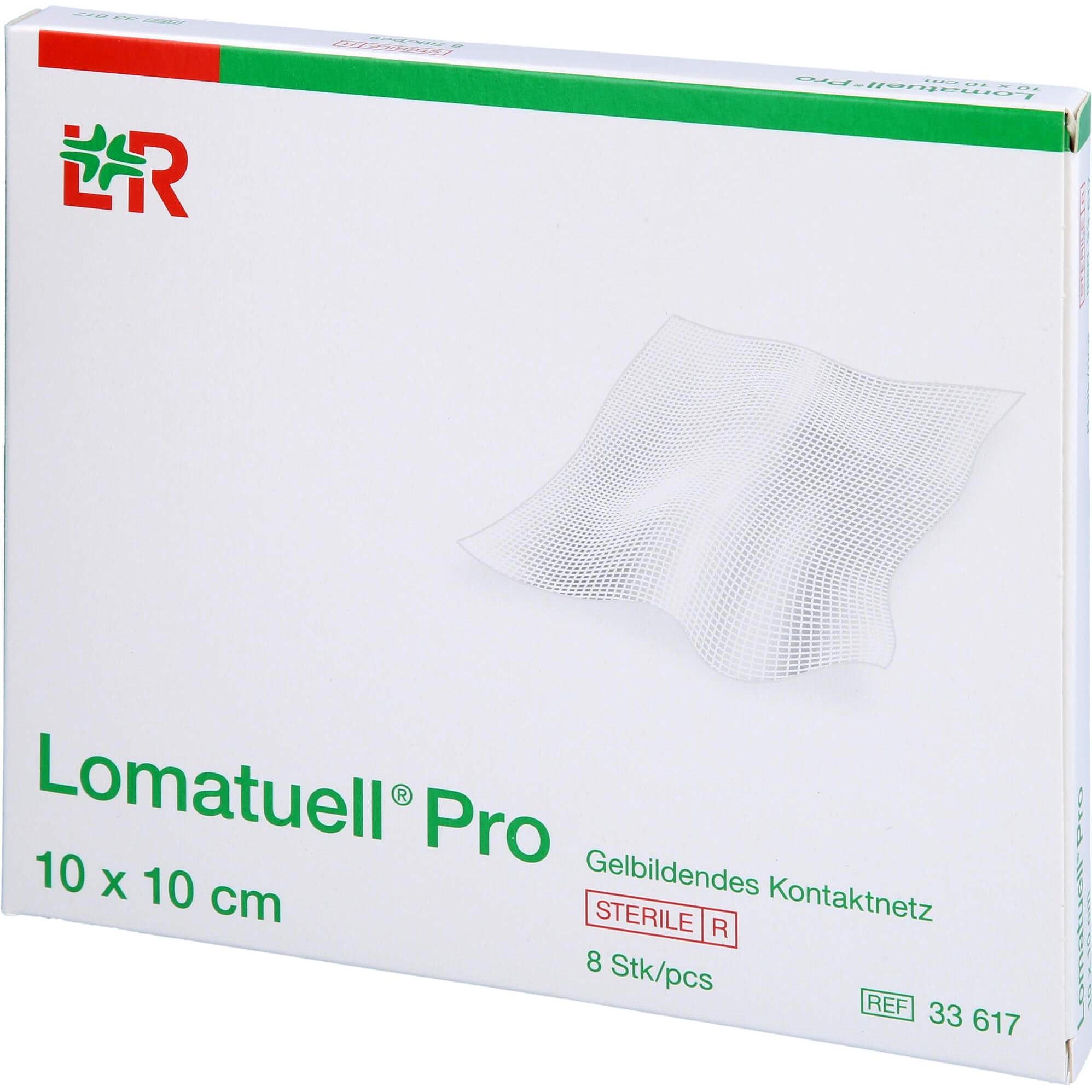 Thumbnail - Lohmann & Rauscher, Verbandsmaterial, LOMATUELL Pro 10x10cm steril, 8 St VER