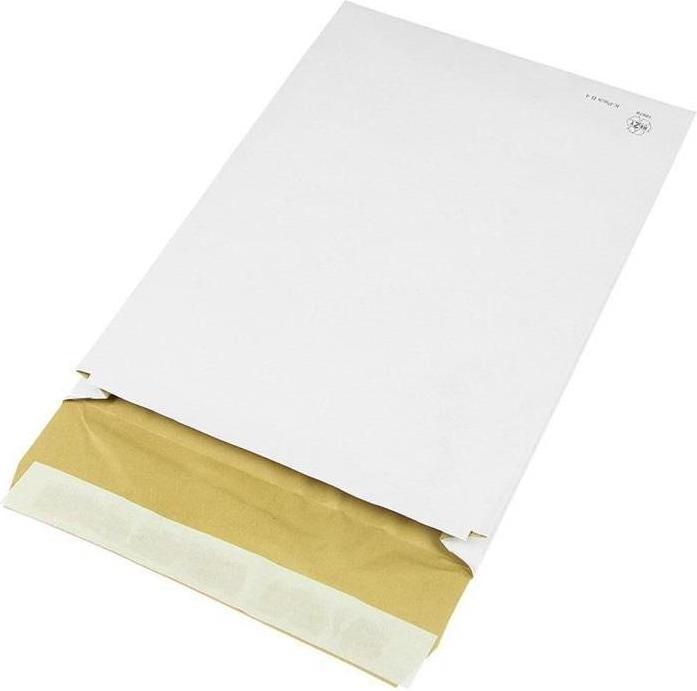 Image du produit Transpak Enveloppe matelassée K-Pack dimensions 250x353mm soufflet 50mm B4 bandes adhésives blanches L353xBmm (100 pcs)