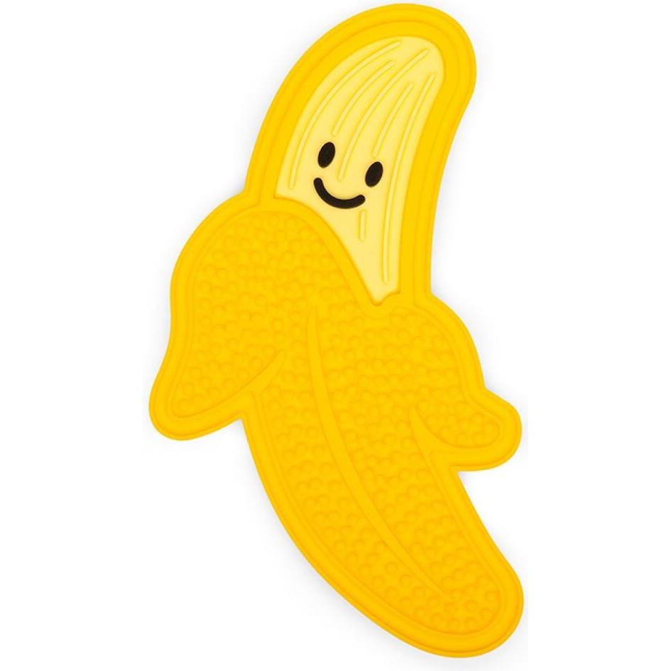 Kikkerland Banana Lick Mat, Ciotola mangime + Dosatore