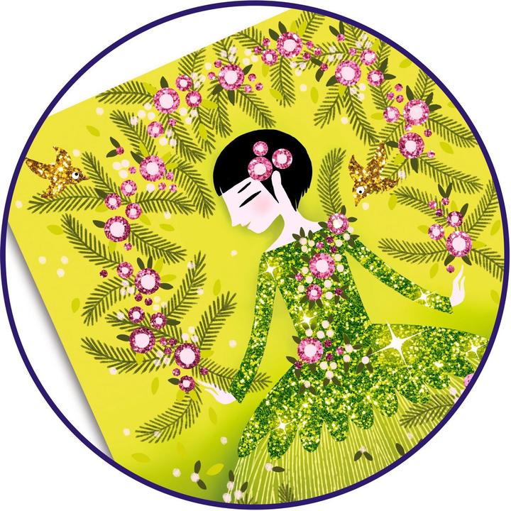 Produktbild Djeco Flitterbilder Glitzerkleid