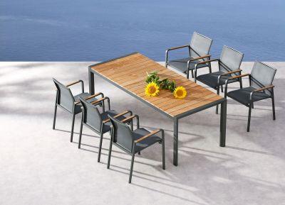 Produktbild Best Stapelsessel Paros weiss/grau