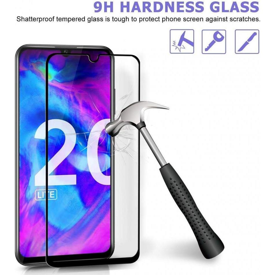 Thumbnail - Screenguard Honor 20 Lite Full Screen Panzerglas Schutzfolie 2.5D 9H (1 Stück, Honor 20 Lite), Smartphone Schutzfolie, S...