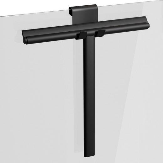 Thumbnail - Emke, Duschabzieher, Duschabzieher, Abzieher Dusche mit Halter, 215mm, Schwarz