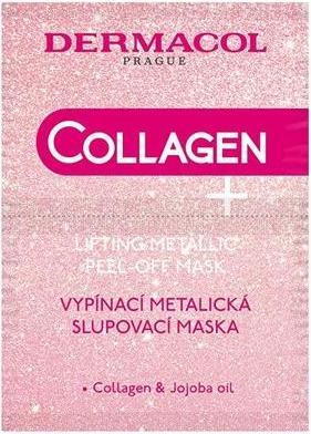 Dermacol Collagen+ Lifting Metallic Peel-Off Mask - PleÅ¥ovÃ¡ maska (15 ml)
