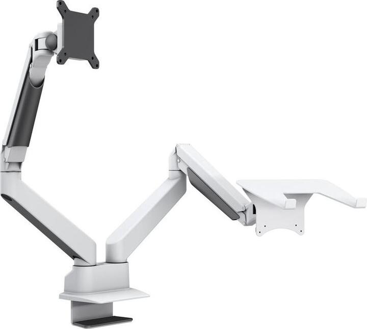 Image du produit Multibrackets Support d'écran Duo 32", alu, blanc, pivotant à 90 (Tables, 32", 10 kg)