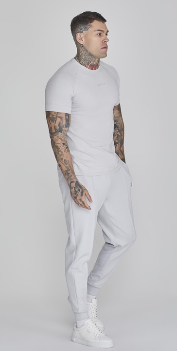 Actual product image Siksilk Smart T-Shirt in Light Grey (L)