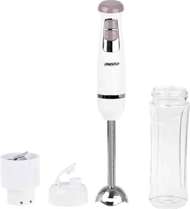 Produktbild Mesko MS 4624 Hand Blender 2-in-1, Power 1000 W, Plastic jar 0.6 L, White