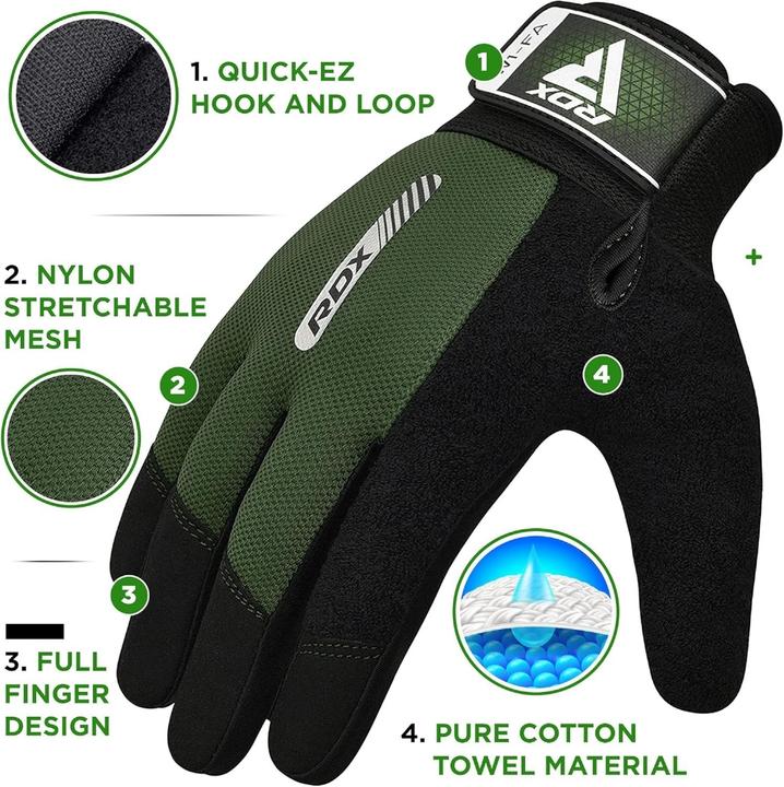 Produktbild Rdx W1 Vollfinger-Turnhandschuhe (L)