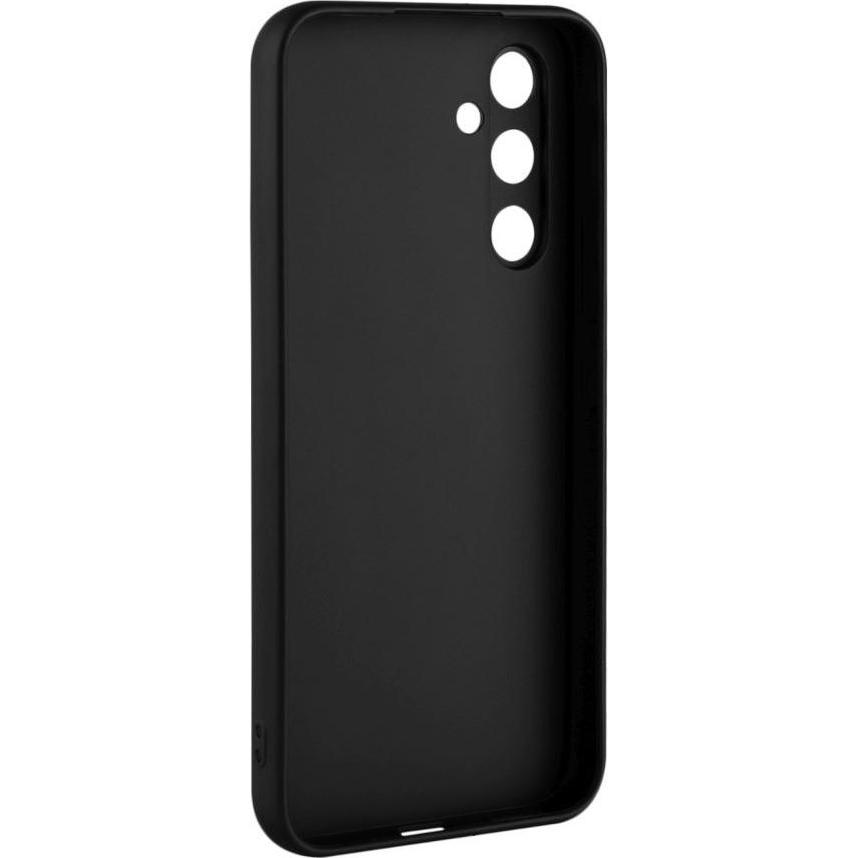 Fixed Cover posteriore gommata SOLID Story per Samsung Galaxy A54 5G, nero (Samsung Galaxy A54 5G), Cover smartphone, Nero