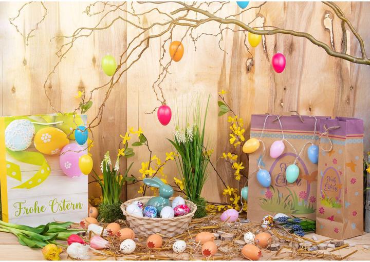 Actual product image Idena Plastic eggs 6cm 100s white with hanger