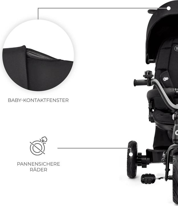 Actual product image KinderKraft Easytwist Black Trójkołowy