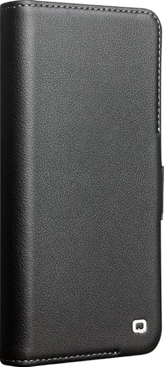 Produktbild QiAlino Hülle Flip matt mit magnetischem Verschluss Mattschwarz (Samsung Galaxy S23+)