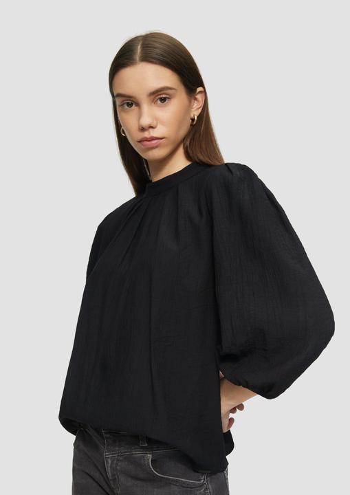 Image du produit s.Oliver Bluse Viskosemix-Bluse mit Crinkle-Struktur (38)