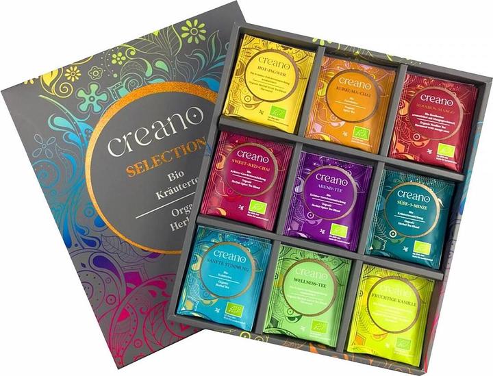 Produktbild Creano SELECTION, BIO-Kräutertee, 27er Mix Geschenkbox (279 g)