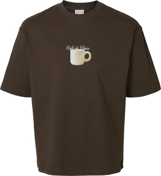 Produktbild Selected Print T-Shirt mit Rundhalsausschnitt (M)