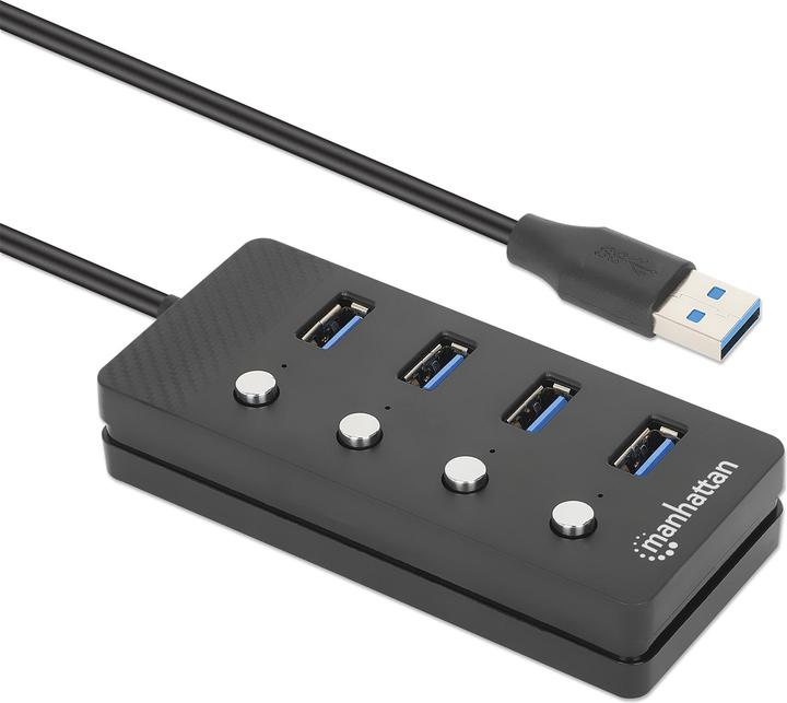 Produktbild Manhattan 4-Port USB 3.0 Typ-A Hub (USB-A, 4 Ports)