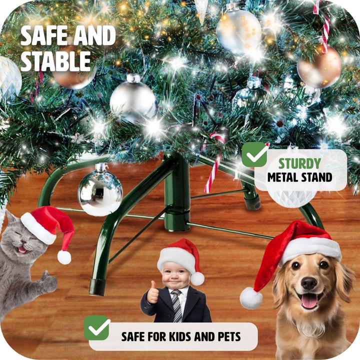 Actual product image tectake Artificial Christmas tree (180 cm)