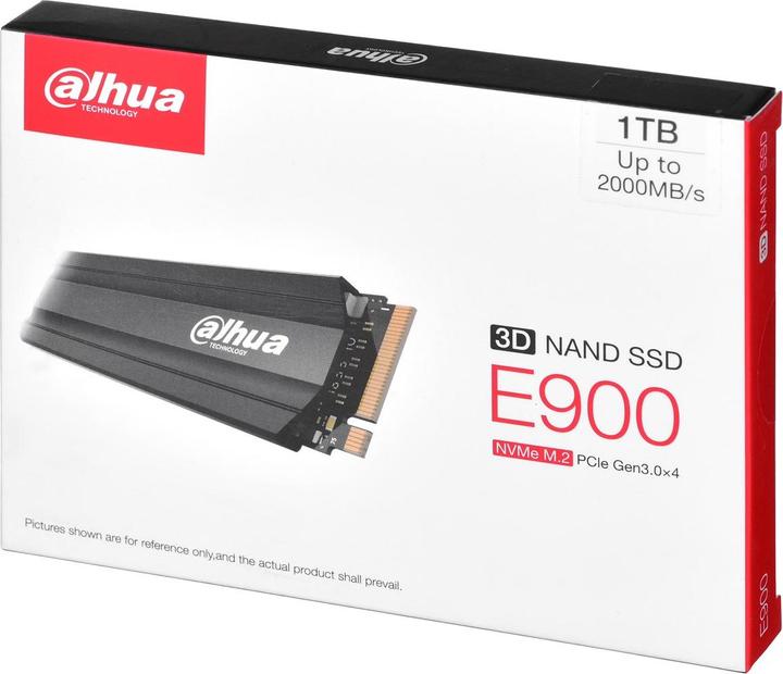 Image du produit Dahua Technology DHI-SSD-E900N1TB Disque dur interne Solid State M.2 1000 Go PCI Express 3.0 3D TLC NVMe (1000 Go, M.2 2280)