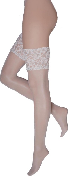 Image du produit Levee Satin Sheers Bas jarretières, couleur 128 champagner, taille 42-44 (20 DEN, 42 - 44)