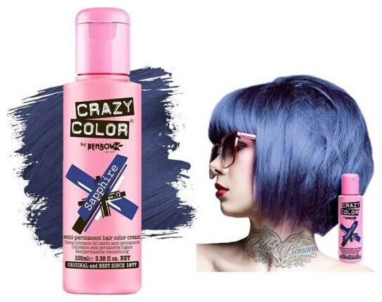 Produktbild Crazy Color Semi Permanent Dye 72 Saphir (Sapphire)