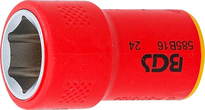 Immagine prodotto BGS VDE-Steckschlüssel-Einsatz Sechskant | Antrieb Innenvierkant 10 mm (3/8") | SW 16 mm (16 mm)