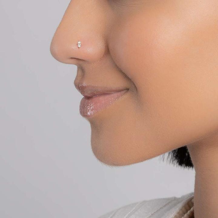 Produktbild Bijouteria Nasenpiercing (Zirkonia, Gold 14K)