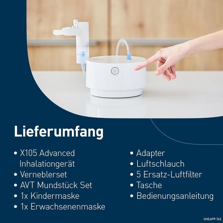 Actual product image Omron X 105 ADVANCED