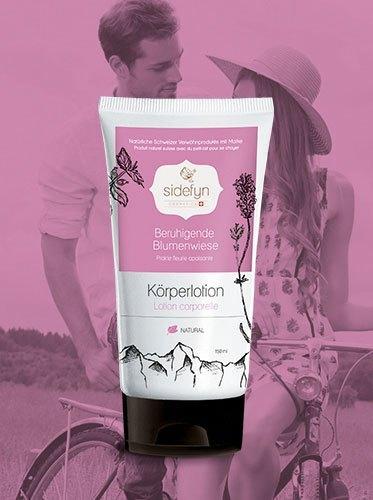 Produktbild Sidefyn Cosmetics Cosmetics  Beruhigende Blumenwiese Körperlotion (Körpercreme, 150 ml)