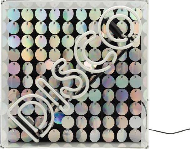 Locomocean Acryl-Box Neon - Disco Paillette blau