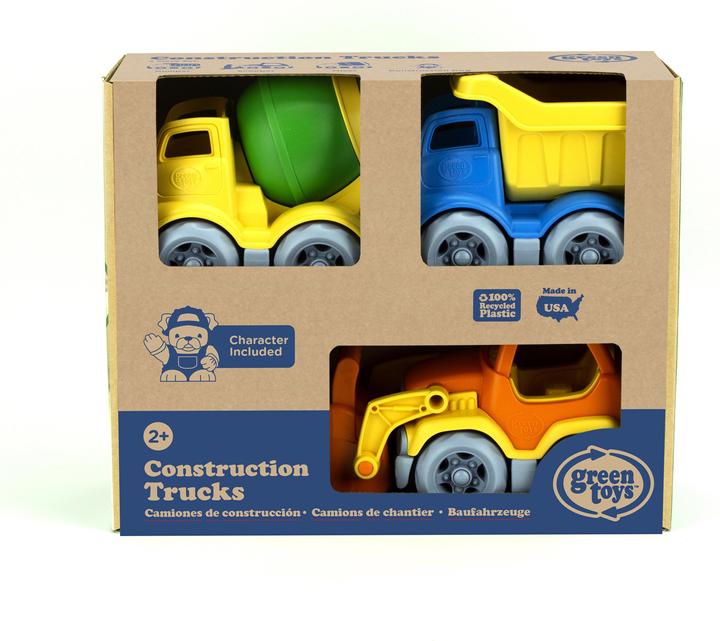 Actual product image Green Toys Construction Vehicle-3 Pack NEW PACKAGING