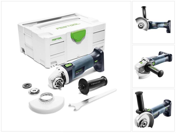Actual product image Festool AGC 18-125 Li EB-Basic haakse accu slijper (body) 18V Li-ion, 125mm (125 mm)