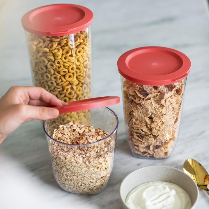 Actual product image Koziol Storage tin Connect Dry L 2 l, Red (2 l)