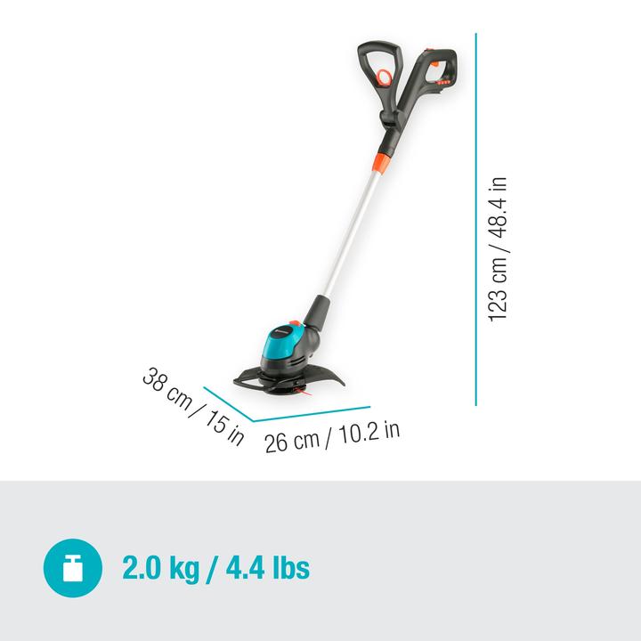 Actual product image Gardena EasyCut 23/18V P4A (Plastic knives)