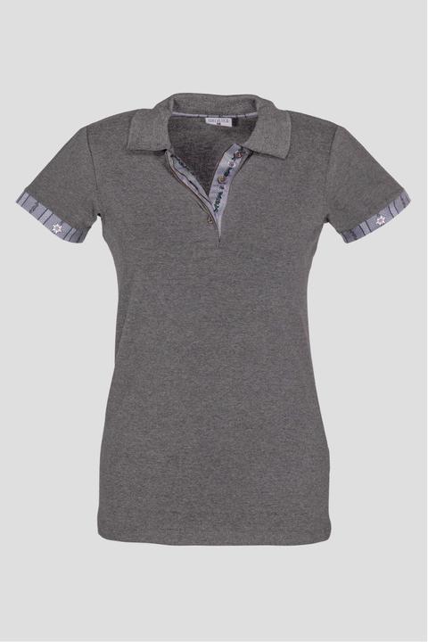 Produktbild Edelvetica Polo Shirt Edelweiss Krageninnenseite & Armabschluss Damen (S)