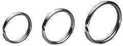 Actual product image Reiher Key rings ø 20 mm Key ring for key fob nickel-plated steel