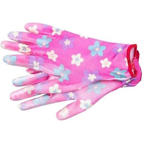 Garden Center, Guanti di sicurezza, Gloves W/Flower Pattern Ga66 L (L)