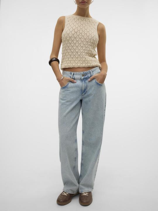 Actual product image Vero Moda VMRANCY Mid Rise Weiter Beinschnitt Jeans Weit geschnitten (W27/L32)